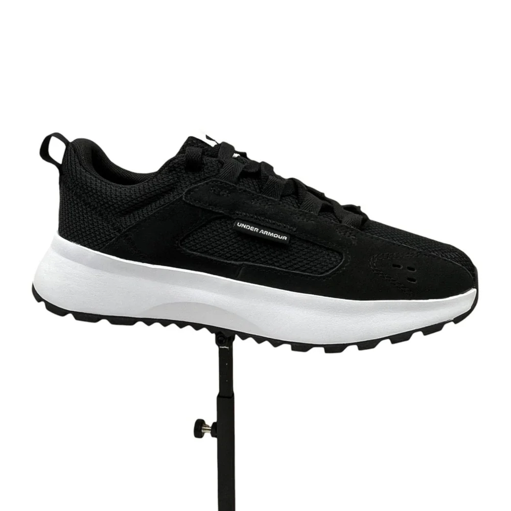 Under Armour Youth Boys GS Street Mirage‎ Sneakers Size 3.5Y Black White Suede